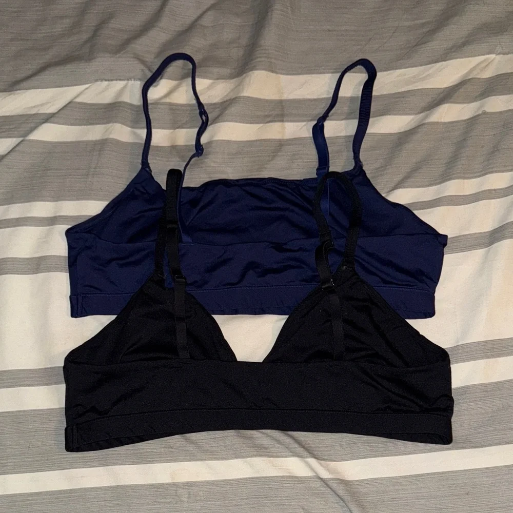 Women's Gap Body Bralette Bundle - Navy and Black